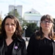 Liberalizacji ustawy o aborcji chce m.in. Partia Razem (na zdjęciu jej działaczki w czasie konferenc