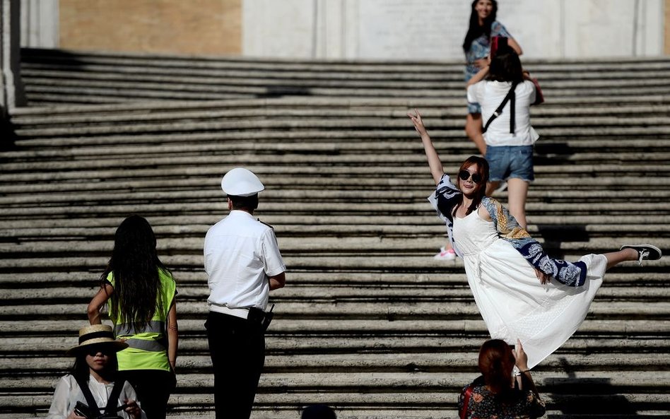 Schody Hiszpańskie w Rzymie