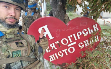 Ukraińscy żołnierze w Swiatohirśku