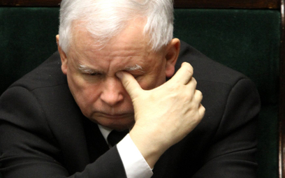 To na unijnych środkach Jarosław Kaczyński snuł wizję radykalnego podniesienia się poziomu życia w P