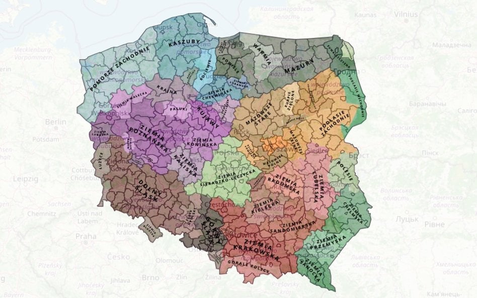 Żuławy na Kaszubach, Bydgoszcz w Wielkopolsce. Kontrowersje wokół mapy rządowego instytutu
