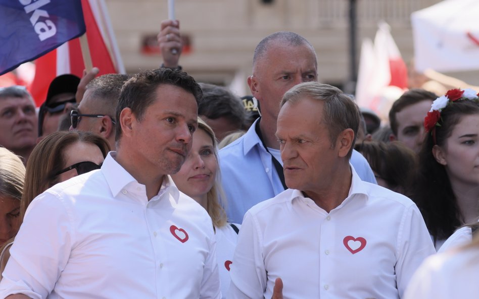 Rafał Trzaskowski i Donald Tusk