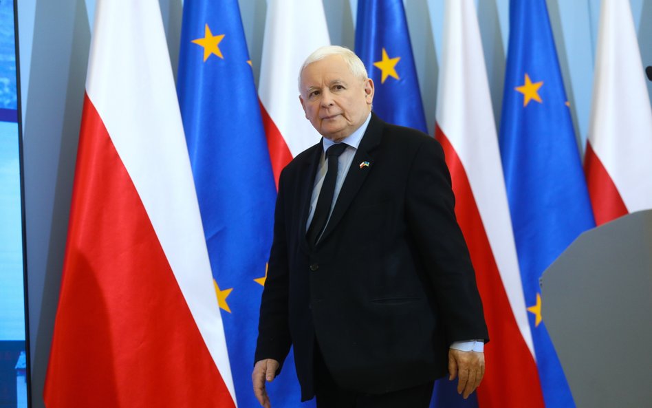 Prezes PiS Jarosław Kaczyński