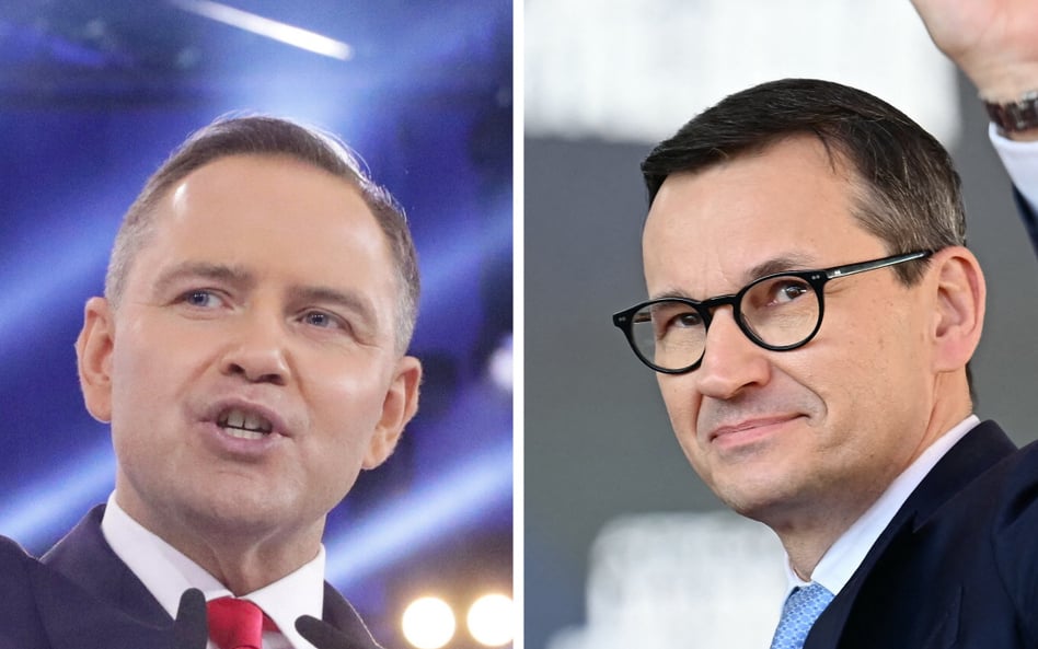 Karol Nawrocki i Mateusz Morawiecki