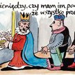 Komentarz rysunkowy. Czy mam im powiedzieć, że wszystko przehulałem?