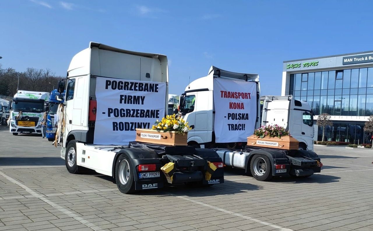 Rozpoczął się protest na granicy w Dorohusku