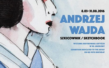 Plakat wystawy „Andrzej Wajda. Szkicownik”
