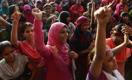 Protesty w bangladeskich fabrykach