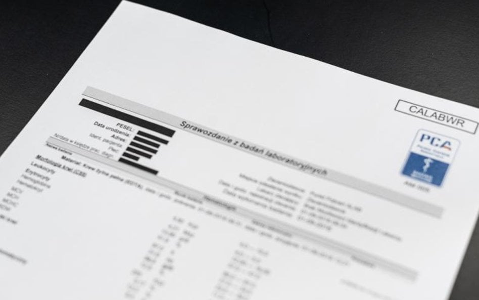 Wyniki badań laboratoryjnych