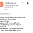 Matka szuka pomocy. Reakcja drukarni oburza