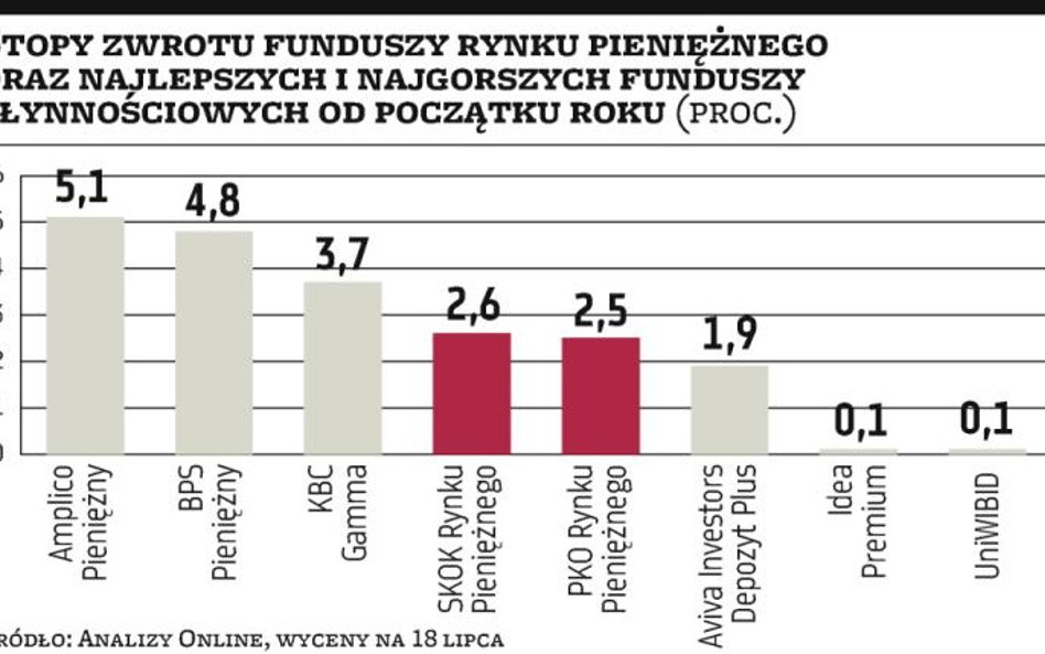 Na polskim rynku są dwa bezpieczne fundusze.