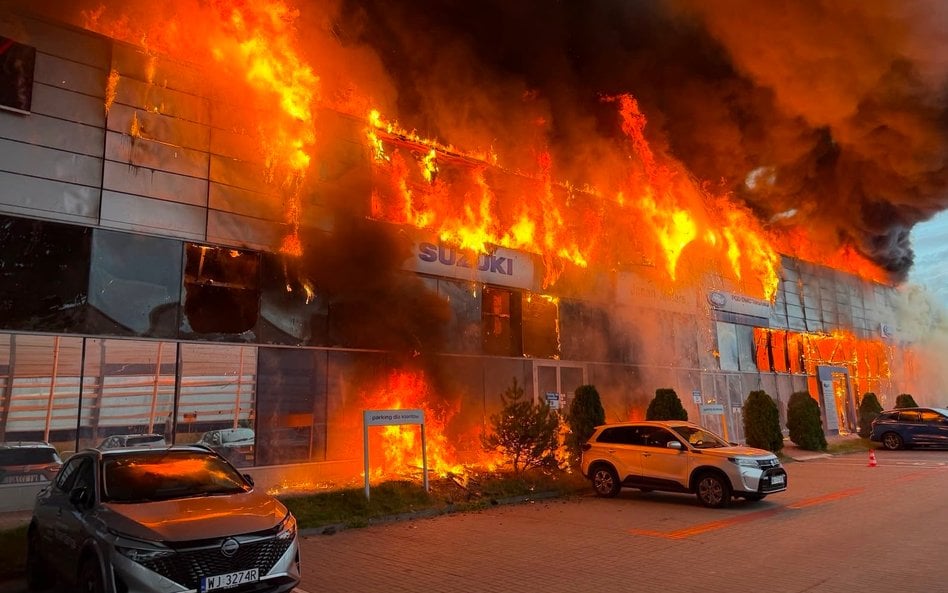 23 lipca w Warszawie wybuchł ogromny pożar