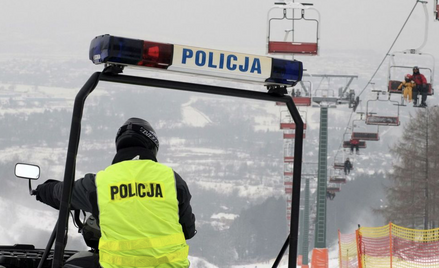 Narciarze jednodniowi pod okiem policji