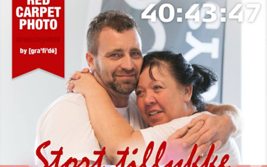 Dania: 41-godzinny uścisk na Walentynki