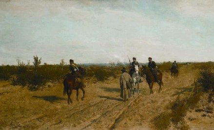 Patrol powstańczy, 1872–1873; Piotr Ligier wł. Muzeum Narodowe w Warszawie