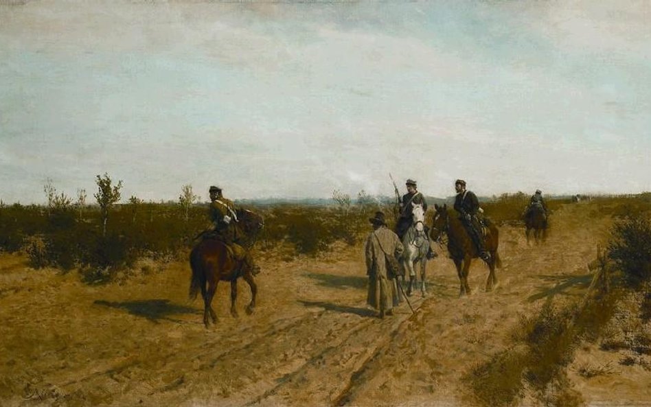 Patrol powstańczy, 1872–1873; Piotr Ligier wł. Muzeum Narodowe w Warszawie