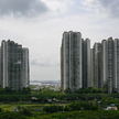 Apartamentowce w Forest City, projekcie deweloperskim rozpoczętym w ramach chińskiej inicjatywy Pasa