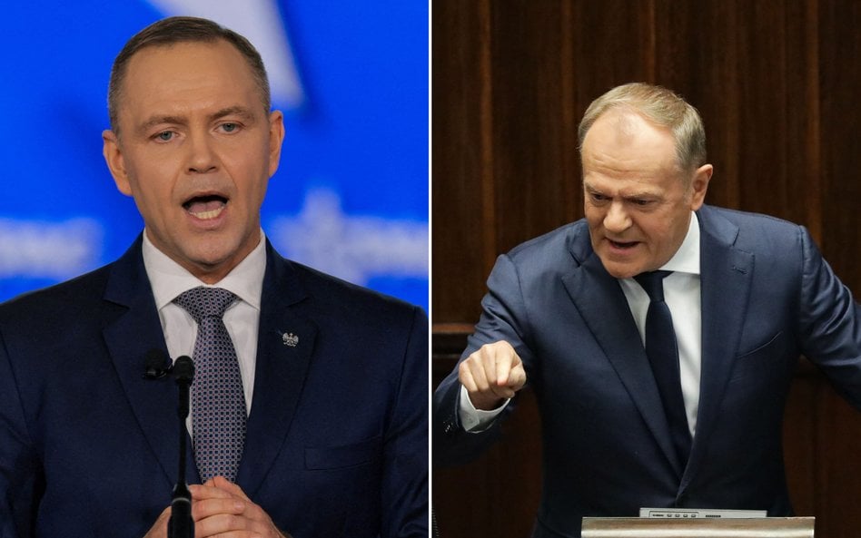 Karol Nawrocki i Donald Tusk