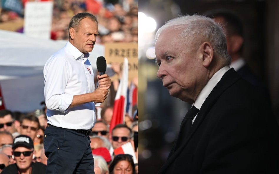 Donald Tusk i Jarosław Kaczyński