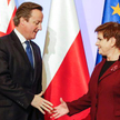 Po wyborach rząd postawił na współpracę z Wielką Brytanią Na zdj. Beata Szydło i brytyjski premier D
