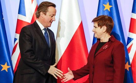 Po wyborach rząd postawił na współpracę z Wielką Brytanią Na zdj. Beata Szydło i brytyjski premier D