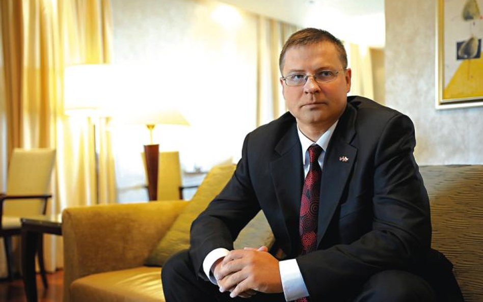 Valdis Dombrovskis, premier Łotwy