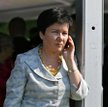 Hanna Gronkiewicz-Waltz, urzędująca prezydent, kandydat PO na prezydenta Warszawy