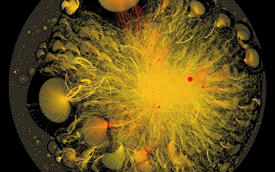 Fot: Eric Clarke, Richard Arnett, Jane Burns. Zdjęcie pokazuje graficzną wizualizację danych pochodz