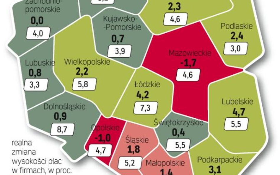 Najwięcej rentownych firm było w woj. małopolskim i świętokrzyskim, a najmniej w łódzkim i lubuskim.