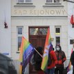 Manifestacja przed Sądem Rejonowym w Płocku