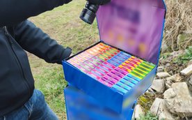 Oprócz gotowych narkotyków mundurowi natrafili na 137 waporyzatorów wypełnionych THC