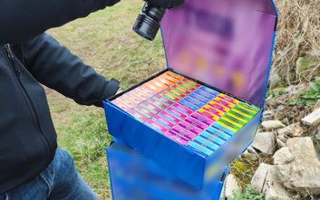 Oprócz gotowych narkotyków mundurowi natrafili na 137 waporyzatorów wypełnionych THC