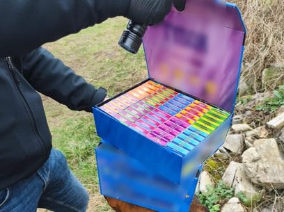 Oprócz gotowych narkotyków mundurowi natrafili na 137 waporyzatorów wypełnionych THC