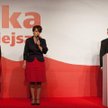 Zawieszona Elżbieta Jakubiak, broniąca jej Joanna Kluzik-Rostkowska oraz prezes Jarosław Kaczyński