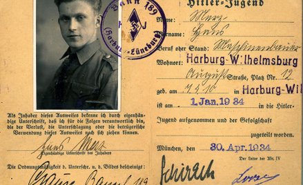 Legitymacja Hitlerjugend Hansa Merza