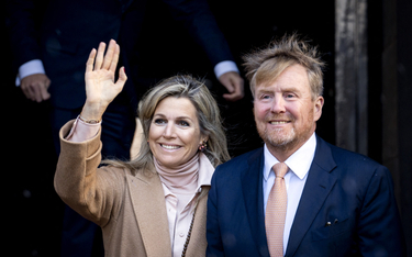 Król Holandii Wilhelm Aleksander i królowa Maksyma