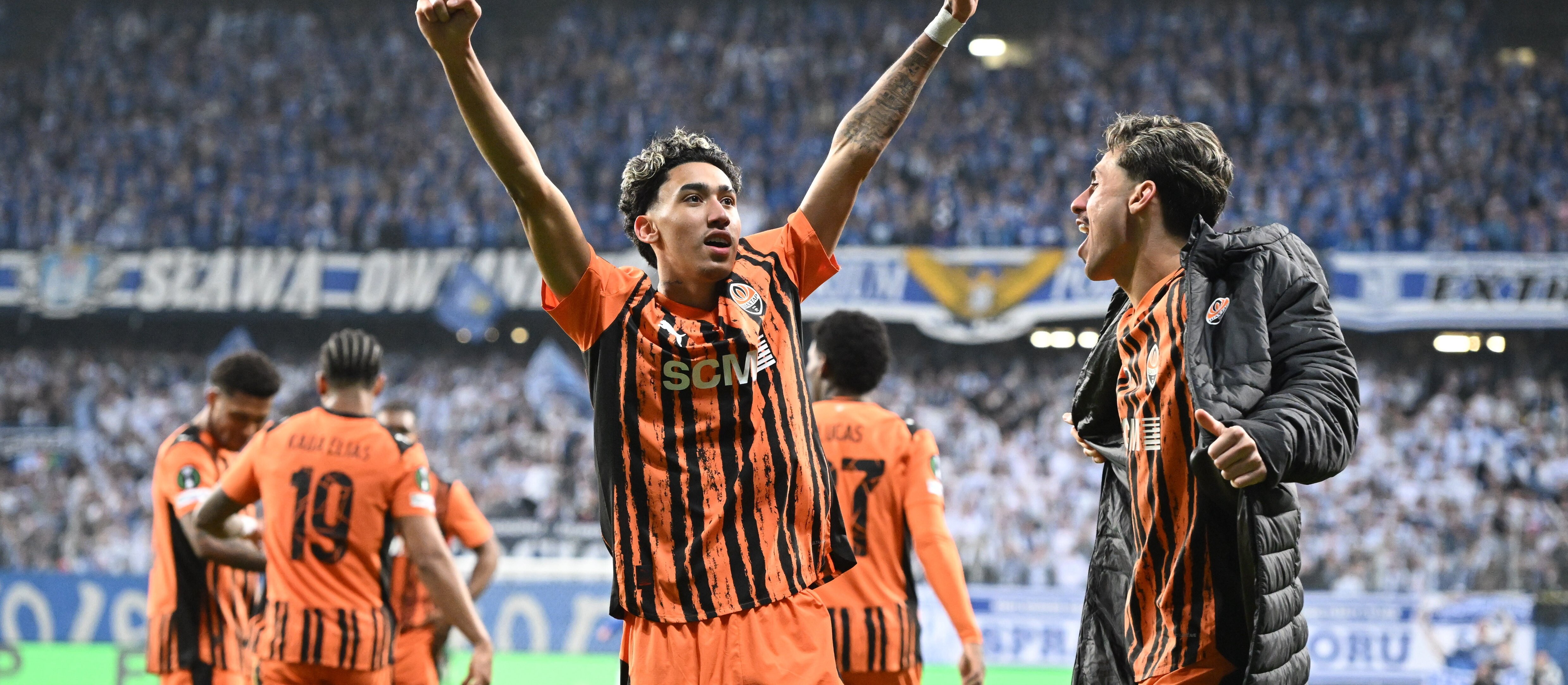 Liga Konferencji. Lech dostał srogą lekcję od Brazylijczyków z Szachtara