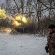Ukraińska artyleria na pozycjach ogniowych