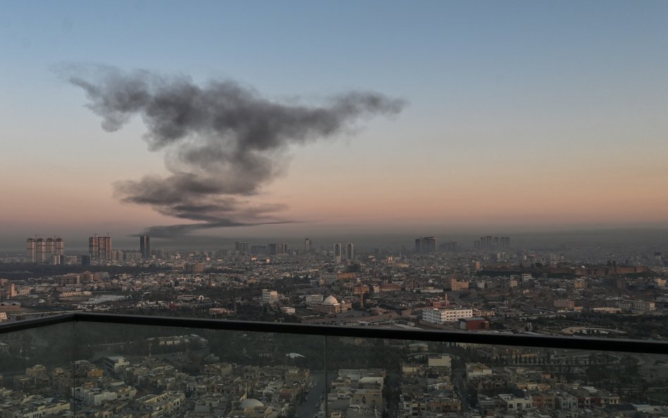 Międzynarodowy port lotniczy w Irbilu w północnym Iraku