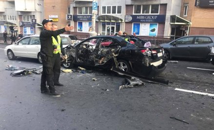 Wybuch w centrum Kijowa. Nie żyje Czeczen