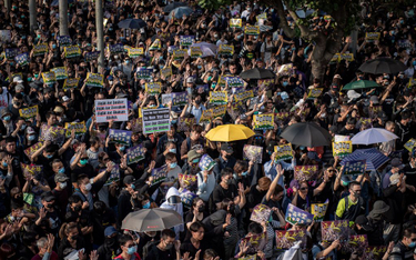 Hongkong: mieszkańcy wyszli na ulice. W podzięce USA