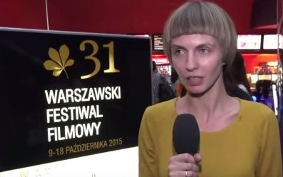 Klara Kochańska podczas Warszawskiego Festiwalu Filmowego - październik 2015