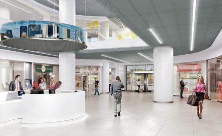 Millennium Plaza – warszawski biurowiec z 1999 roku przechodzi gruntowną renowację. Tak po moderniza