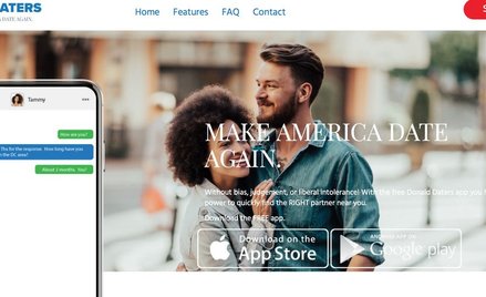 Wyciekły dane randkowiczów popierających Trumpa