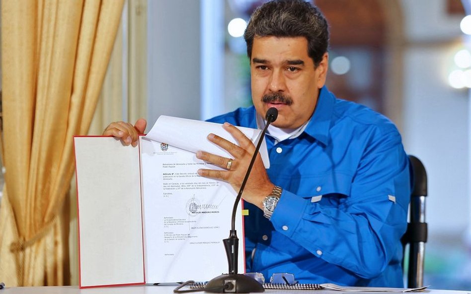 Prezydent Wenezueli Nicolas Maduro