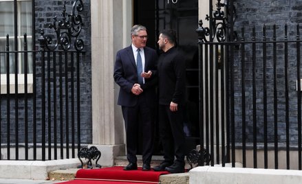 Keir Starmer i Wołodymyr Zełenski