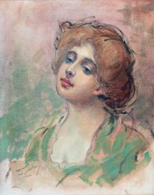 Obraz Franciszka Żmurki ma względnie niską cenę wywoławczą – 28 tys. zł.