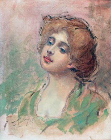 Obraz Franciszka Żmurki ma względnie niską cenę wywoławczą – 28 tys. zł.