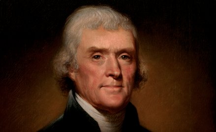 Thomas Jefferson (1743–1824) – amerykański działacz niepodległościowy, jeden z autorów Deklaracji Ni