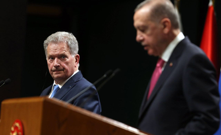 Prezydent Finlandii Sauli Niinistoi prezydent Turcji Recep Tayyip Erdogan